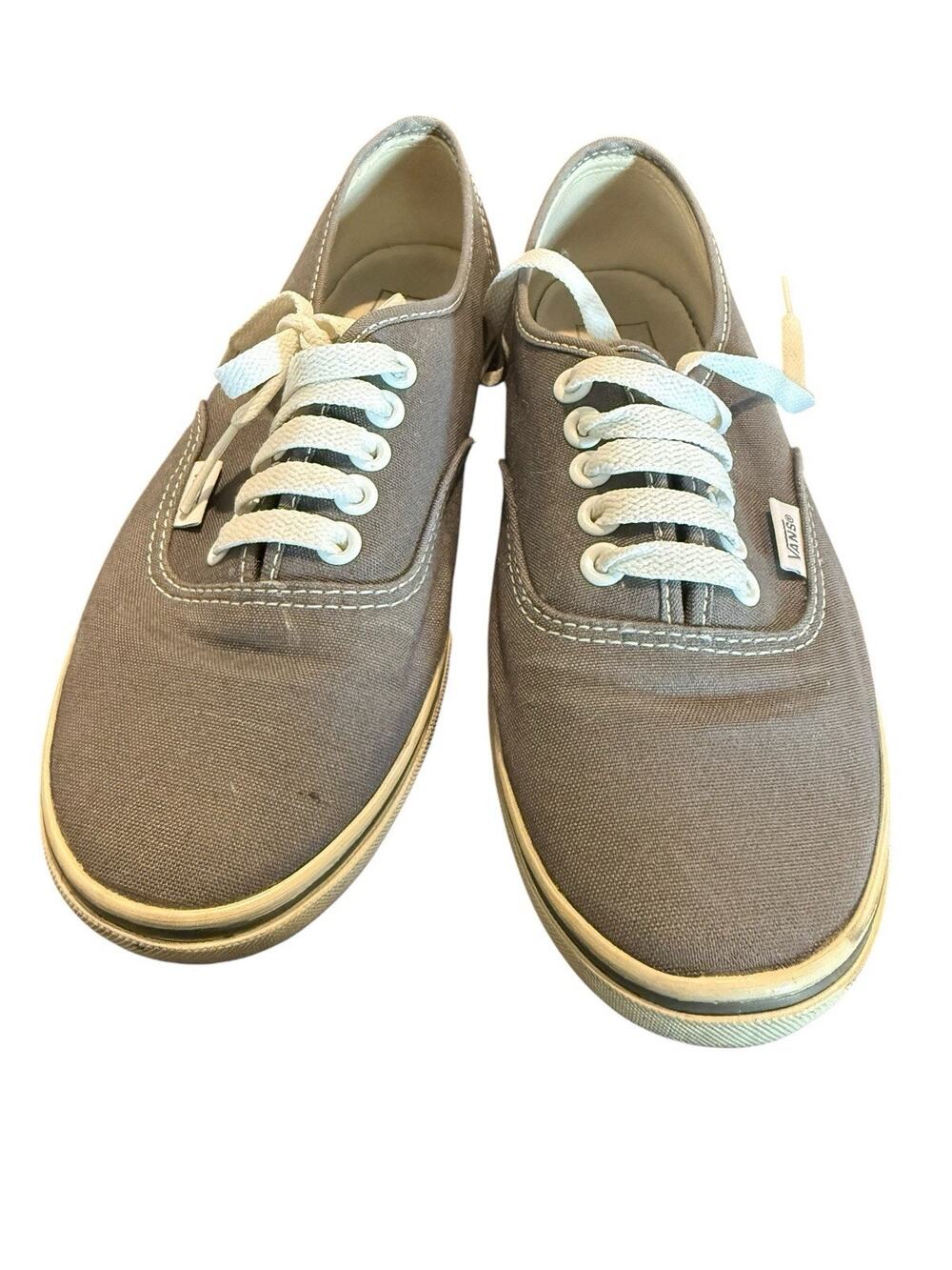 Vans Authentic Gray Canvas Sneakers Men’s 5.5 Women’s 7 Low Top Shoes